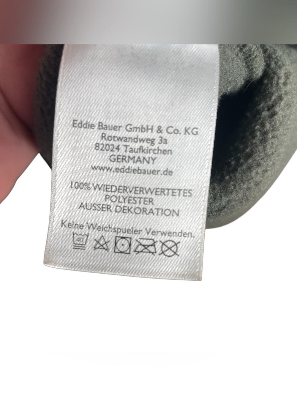 Eddie Bauer Men's Polartec Fleece Full Zip w/Zip Pockets Spruce Green Size 2XL - Picture 16 of 16